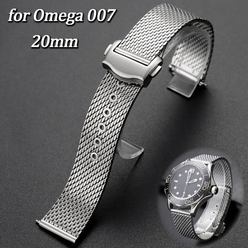 Omega Watch Seamaster - Pengganti Tali Jam Tangan Jaring Baja