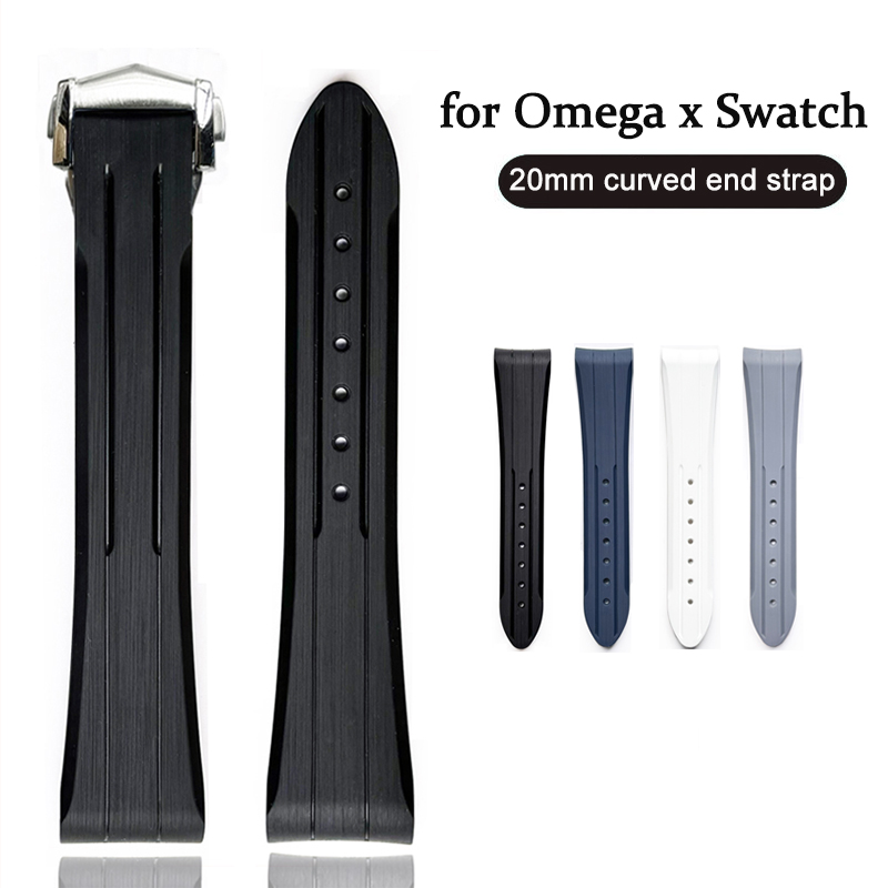 Omega Watch Seamaster - Tali Karet 20Mm untuk Omega X
