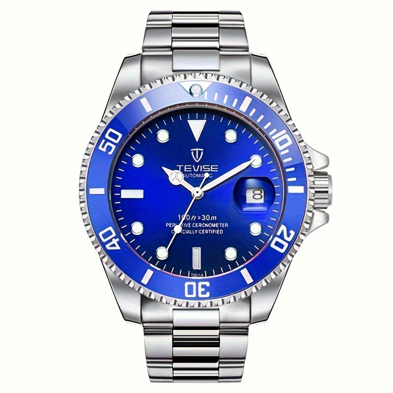 Rolex Watch Datejust - TEVISE jam tangan mekanis pria, arloji
