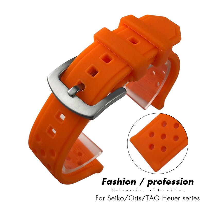 Seiko Watch 5 Sports - Tali Jam Tangan Silikon Karet Lembut