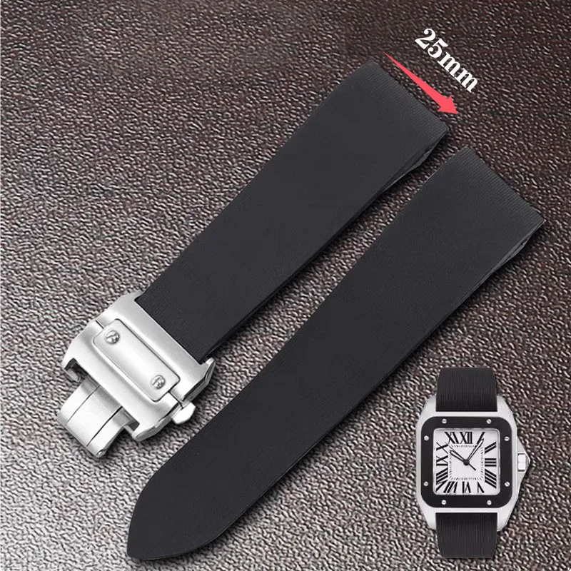Cartier Watch Tank - Tali jam tangan untuk Cartier Eka