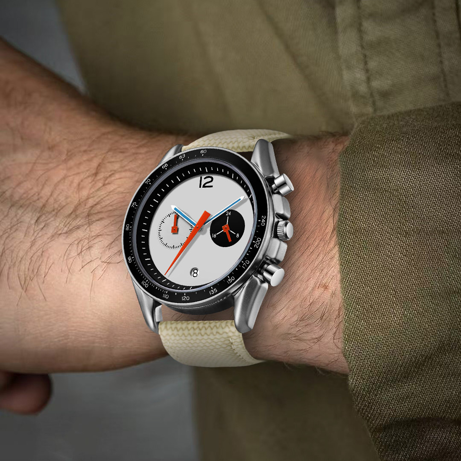Leather Watch Band Men - Jam Tangan Pria CILOA Vintage Racing