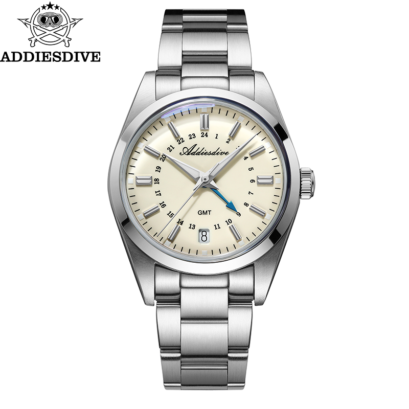 Stainless Bracelet Diver - ADDIESDIVE Jam Tangan GMT Mewah 36Mm