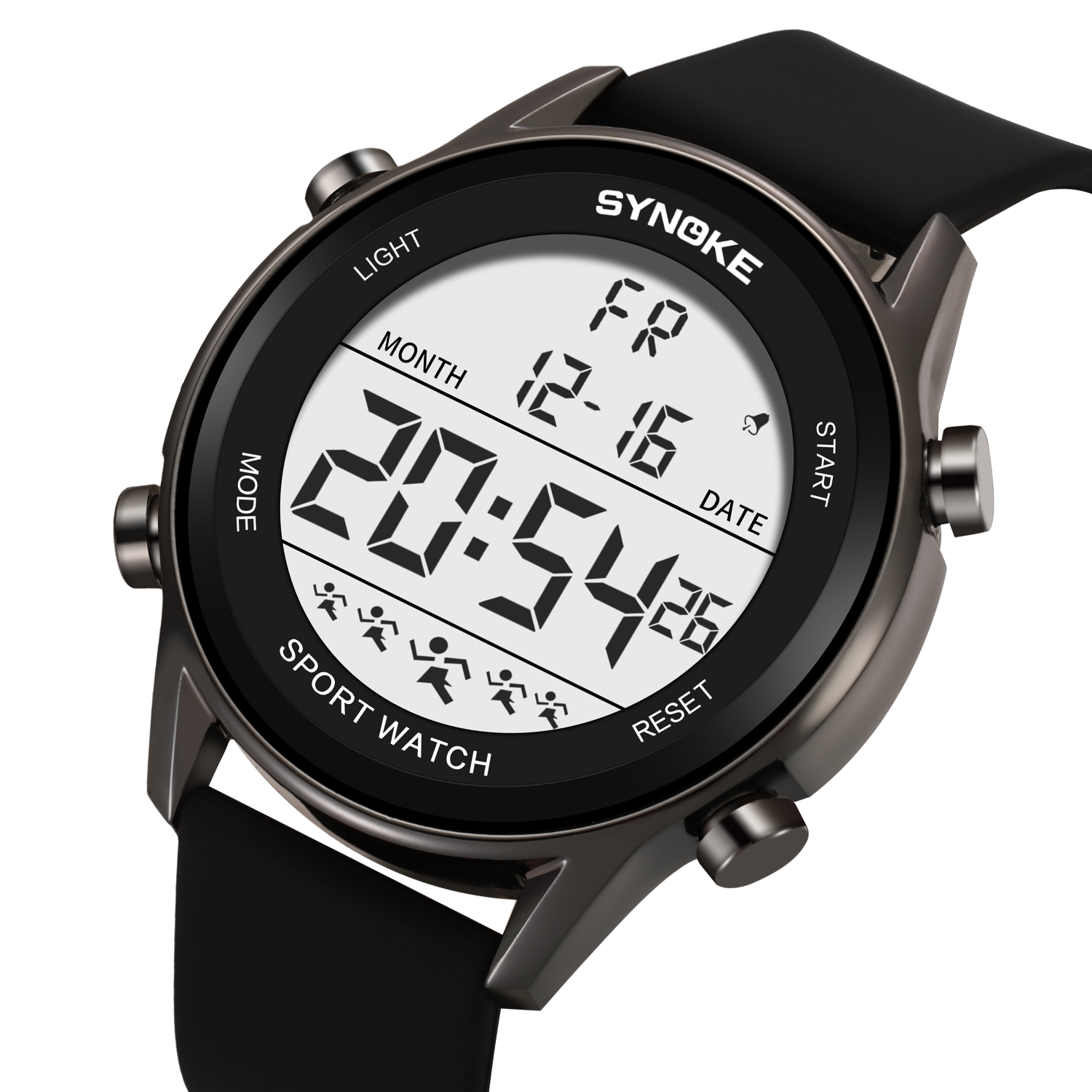 Rubber Strap Diver - Jam tangan Digital untuk pria tahan