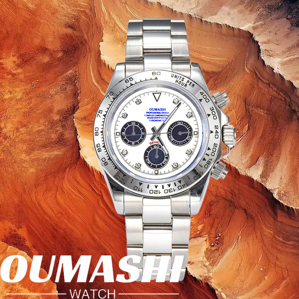 Stainless Bracelet Diver - Jam Tangan Mewah VK63 Kaca Safir