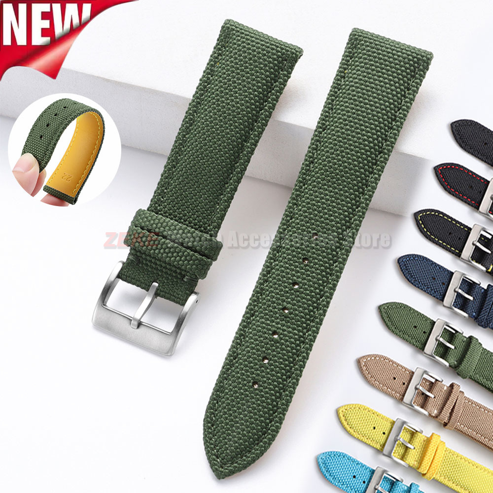 Tali Jam Tangan Kain Layar Tah - Leather Strap Quick Release ulasan dan harga