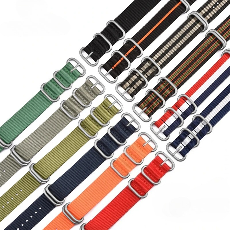 Tali Nilon Tenun 20Mm 22Mm Ges - Canvas Strap Watch ulasan dan harga