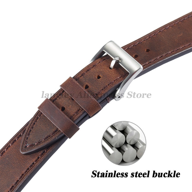 Tali Jam Tangan Kulit Asli Ret - Leather Strap Quick Release ulasan dan harga