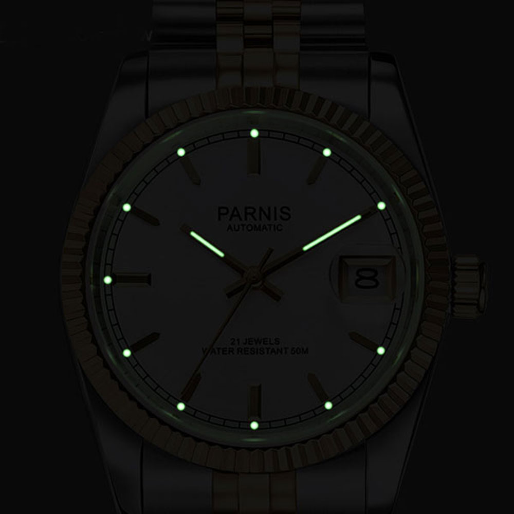 Parnis 36mm Jam Tangan Otomati - Rolex Watch Datejust ulasan dan harga
