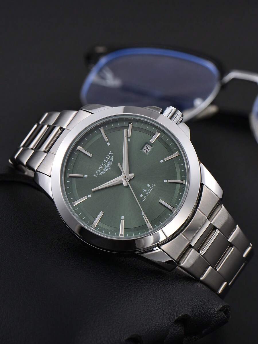 LONGLUX 1pc Jam Tangan Pria Ot - Butterfly Clasp Deployant ulasan dan harga