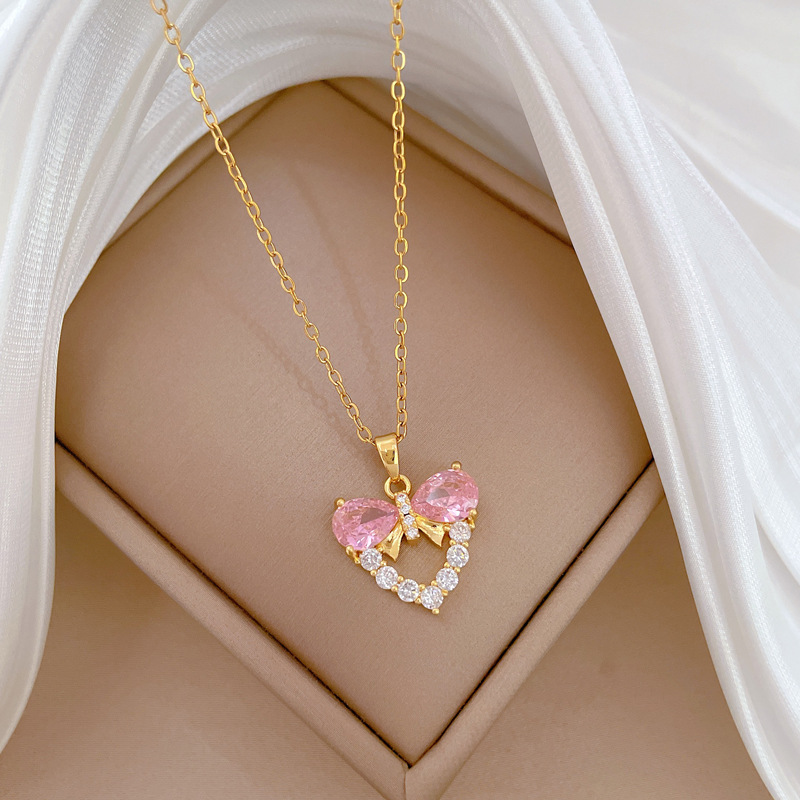 Kalung Choker Desain Minimalis - Butterfly Clasp Deployant ulasan dan harga