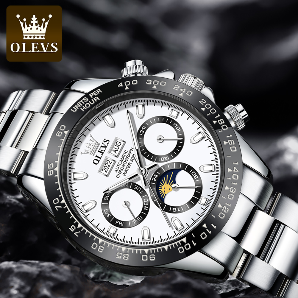OLEVS jam tangan mekanis otoma - Rolex Watch Datejust ulasan dan harga