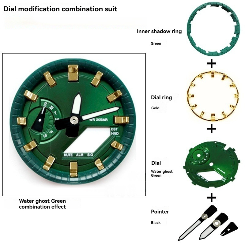 Kit MOD Kombinasi GA2100 untuk - Casio Watch G-Shock Ga-2100 ulasan dan harga
