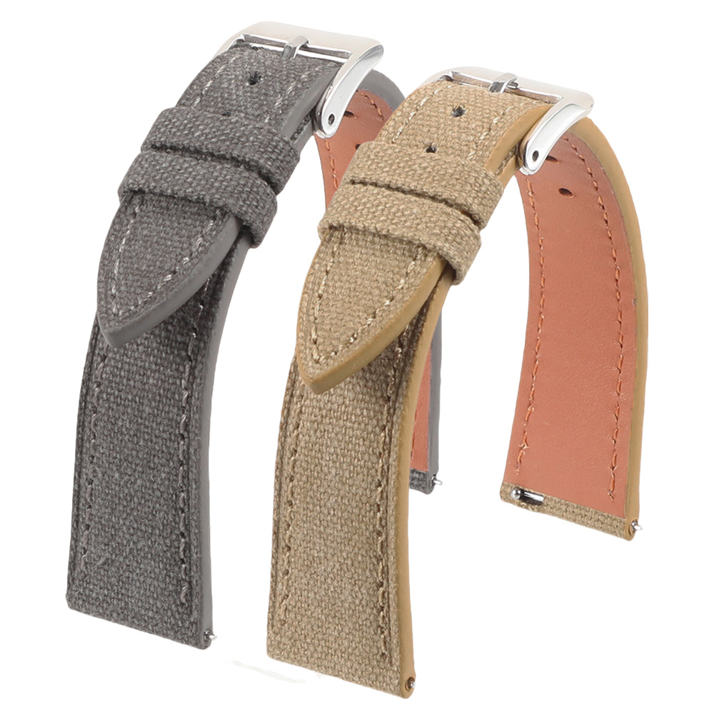 Tali Jam Tangan Slim Buatan Ta - Canvas Strap Watch ulasan dan harga
