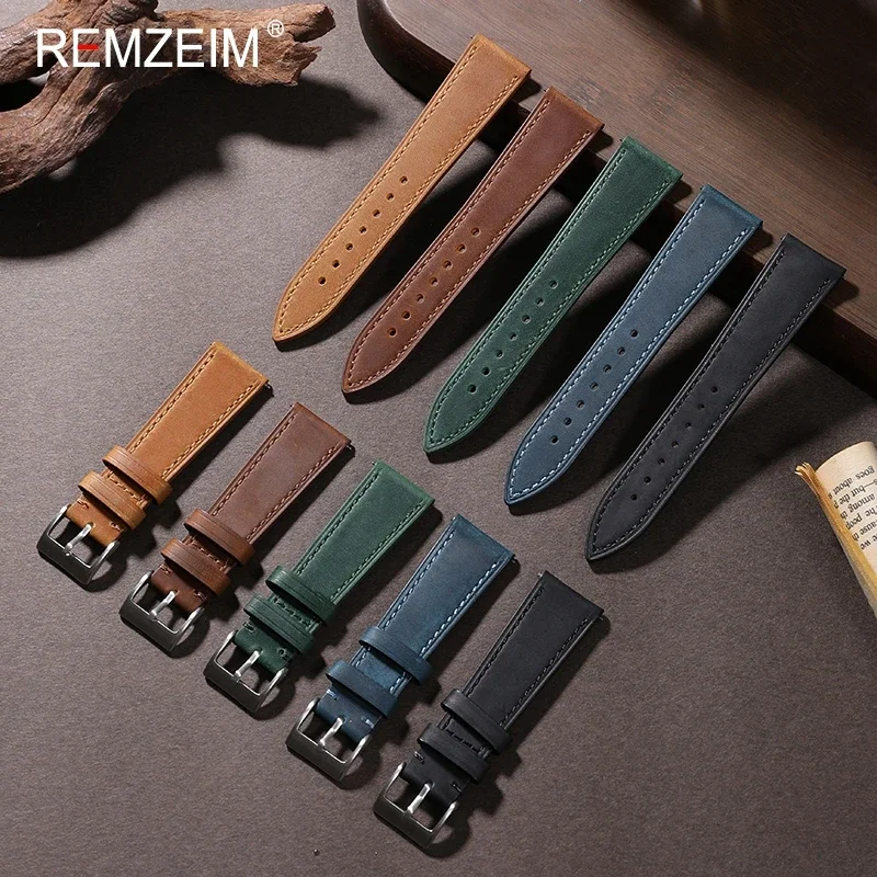 Crazy Horse jam tangan kulit R - Leather Strap Quick Release ulasan dan harga