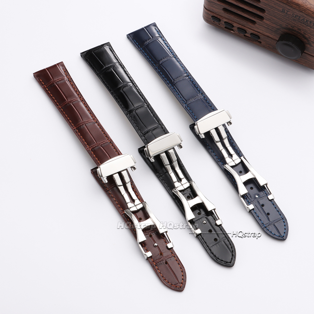 19/20/21/22Mm Tali Kulit Sapi  - Omega Watch Seamaster ulasan dan harga