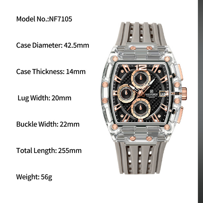 NAVIFORCE jam tangan kuarsa mu - Rolex Watch Datejust ulasan dan harga