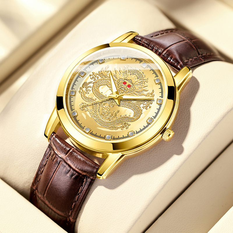 Jam Tangan Kuarsa Pria Jam Tan - Leather Watch Band Men ulasan dan harga