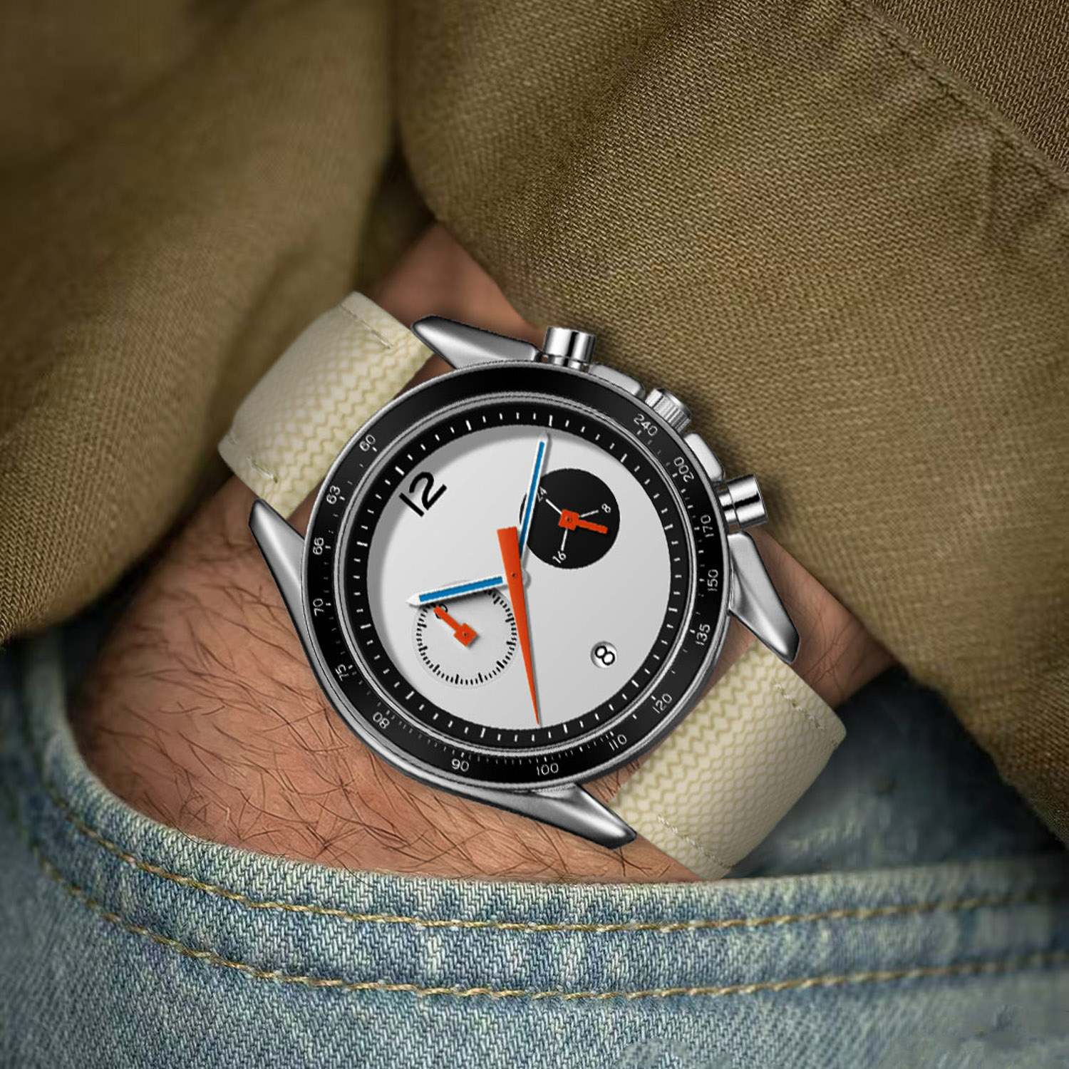 Jam Tangan Pria CILOA Vintage  - Leather Watch Band Men ulasan dan harga