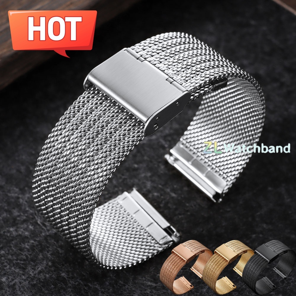 Tali Jam Tangan Baja Tahan Kar - Mesh Strap Metal ulasan dan harga
